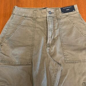 Hollister, Olive Green color, Cargo Pants